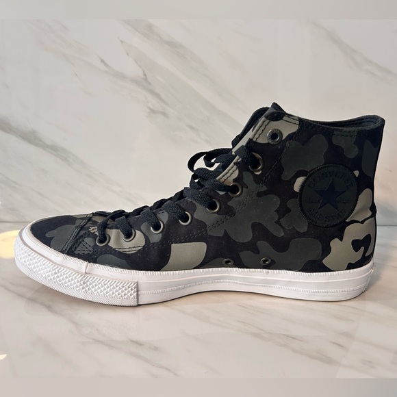 Converse Chuck Taylor 2 Men’s High Top Camo Black Gray Reflective Size 11 - Picture 7 of 15